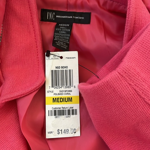 INC International Women’s Coat Size M NWT - Picture 9 of 9